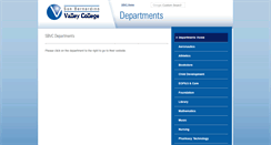 Desktop Screenshot of depts.valleycollege.edu