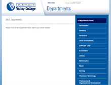 Tablet Screenshot of depts.valleycollege.edu